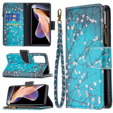 For Xiaomi Redmi Note 11 Pro / 11 Pro+ Colored Drawing Pattern Zipper Leather Phone Case(Plum Blossom)