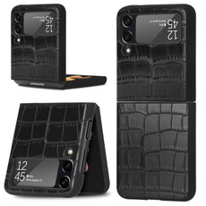 For Samsung Galaxy Z Flip3 5G Bamboo Texture Phone Case(Black)
