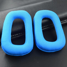 2 PCS Headset Sponge Earmuffs for Logitech G35 / G930 / G430 / F450(Blue)