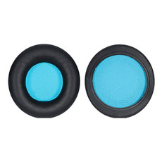 1 Pair Headset Sponge Earmuffs for Audio-Technica ATH-S200BT(Black+Blue)