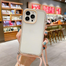 For iPhone 13 Pro Max 3 In 1 PC + TPU Transparent Phone Case (Gold)