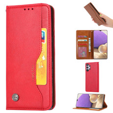 For Samsung Galaxy A53 5G Knead Skin Texture Leather Phone Case(Red)