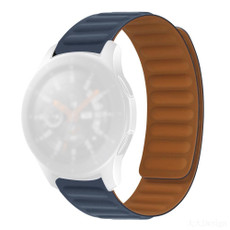 Silicone Magnetic Watch Band For Huawei GT 3 42mm(Lndigo)