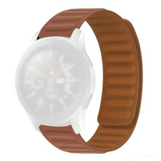 Silicone Magnetic Watch Band For Huawei GT 3 42mm(Brown)