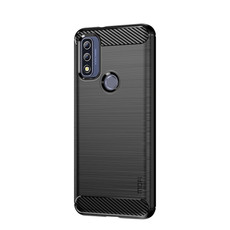 For Motorola Moto G Pure 2021 MOFI Gentleness Series Brushed Texture Carbon Fiber Soft TPU Case(Black) For Motorola Moto G Pure 2021 MOFI Gentleness Series Brushed Texture Carbon Fiber Soft TPU Case(Black)