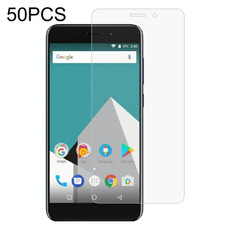50 PCS 0.26mm 9H 2.5D Tempered Glass Film For Vernee M5