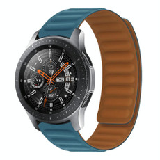 Silicone Magnetic Watch Band For Huawei Watch GT(Blue)