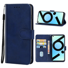 For OPPO Realme 6i India Leather Phone Case(Blue) For OPPO Realme 6i India Leather Phone Case(Blue)