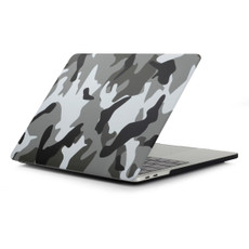 Camouflage Pattern Laptop Water Decals PC Protective Case For MacBook Retina 15.4 inch A1398(Grey Camouflage)