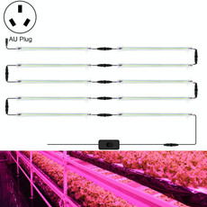 LED Plant Lamp Household Full Spectral Filling Hard Lamp Strip, Style: 30cm 10 Head(Pink Light AU Plug)