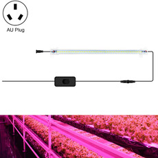 LED Plant Lamp Household Full Spectral Filling Hard Lamp Strip, Style: 30cm 1 Head(Pink Light AU Plug)