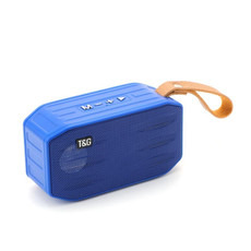T&G TG296 Portable Wireless Bluetooth 5.0 Speaker Support TF Card / FM / 3.5mm AUX / U-Disk / Hands-free(Blue)