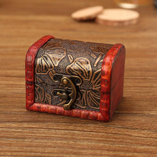 3 PCS Retro Wooden Jewellery Dustproof Storage Box Indoor Shooting Props(6036A) 3 PCS Retro Wooden Jewellery Dustproof Storage Box Indoor Shooting Props(6036A)