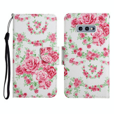 For Samsung Galaxy S10e Painted Pattern Horizontal Flip Leather Case with Holder & Card Slot & Wallet(Rose Flower) For Samsung Galaxy S10e Painted Pattern Horizontal Flip Leather Case with Holder & Card Slot & Wallet(Rose Flower)