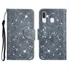 For Samsung Galaxy A20e Painted Pattern Horizontal Flip Leather Case with Holder & Card Slot & Wallet(Gypsophila)