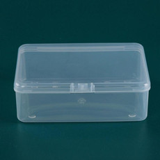 6 PCS PP Rectangular Transparent Plastic Box Flip Cover Parts Hardware Tool Storage Box 6 PCS PP Rectangular Transparent Plastic Box Flip Cover Parts Hardware Tool Storage Box