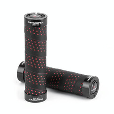 PROMEND GR-515 1 Pair Shock-absorbing Anti-skid Mountain Bike Grips Cover (Black Red) PROMEND GR-515 1 Pair Shock-absorbing Anti-skid Mountain Bike Grips Cover (Black Red)