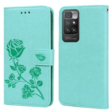 For Xiaomi Redmi 10 Rose Embossed Horizontal Flip PU Leather Case with Holder & Card Slots & Wallet(Green) For Xiaomi Redmi 10 Rose Embossed Horizontal Flip PU Leather Case with Holder & Card Slots & Wallet(Green)