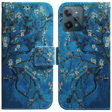 For OPPO Realme C31 Coloured Drawing Leather Phone Case(Apricot)