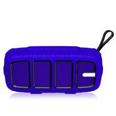 NewRixing NR-5018 Outdoor Portable Bluetooth Speaker, Support Hands-free Call / TF Card / FM / U Disk(Blue+Black)