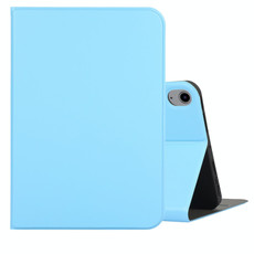 For iPad mini 6 Voltage Craft Texture TPU Horizontal Flip Protective Tablet Case with Holder(Sky Blue)