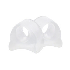 10 Pairs Great Toe Orthosis Separator Soft and Comfortable Toe Care Cover, Size: M(Transparent) 10 Pairs Great Toe Orthosis Separator Soft and Comfortable Toe Care Cover, Size: M(Transparent)