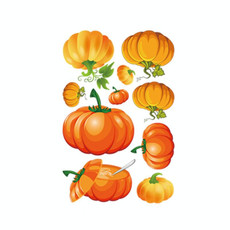 10 PCS Thanksgiving Turkey Sticker Static Sticker Glass Window Decoration Wall Sticker( BQ070)