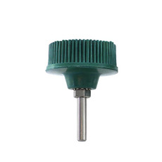 Electric Drill Disc Brush Emery Deburring Polishing Rubber Sanding Brush, Style: 2 Inch Green