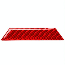 Car Carbon Fiber Storage Compartment Decorative Sticker for Honda Tenth Generation Civic 2016-2019, Left and Right Drive Universal (Red)