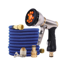 2068 Car Washing Telescopic Magic Hose Garden Watering Alloy Sprinkler, Style: 15m Set