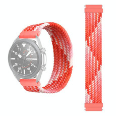 20mm Universal Nylon Weave Watch Band (Colorful Red)