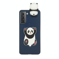 For Samsung Galaxy S22 5G Shockproof 3D Lying Cartoon TPU Phone Case(Panda) For Samsung Galaxy S22 5G Shockproof 3D Lying Cartoon TPU Phone Case(Panda)
