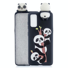 For Samsung Galaxy A33 5G Shockproof Cartoon TPU Phone Case(Three Pandas) For Samsung Galaxy A33 5G Shockproof Cartoon TPU Phone Case(Three Pandas)