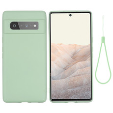 Pure Color Liquid Silicone Shockproof Full Coverage Case For Google Pixel 6 Pro(Green)