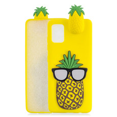 For Samsung Galaxy A33 5G Shockproof 3D Lying Cartoon TPU Phone Case(Pineapple) For Samsung Galaxy A33 5G Shockproof 3D Lying Cartoon TPU Phone Case(Pineapple)