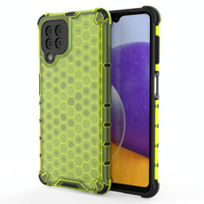 For Samsung Galaxy A22 4G Shockproof Honeycomb PC + TPU Protective Case(Green)