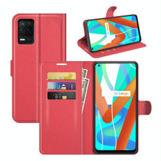 For OPPO Realme V13 5G / Realme 8 5G / Q3i 5G / Q3 5G Litchi Texture Horizontal Flip Protective Case with Holder & Card Slots & Wallet(Red) For OPPO Realme V13 5G / Realme 8 5G / Q3i 5G / Q3 5G Litchi Texture Horizontal Flip Protective Case with Holder & Card Slots & Wallet(Red)