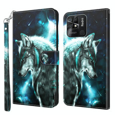 For Xiaomi Redmi 10C International Version 3D Painting Pattern TPU + PU Leather Phone Case(Wolf) For Xiaomi Redmi 10C International Version 3D Painting Pattern TPU + PU Leather Phone Case(Wolf)