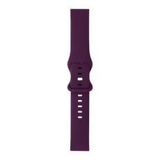For Huawei Watch GT 2 Pro 46mm 8-buckle Silicone Watch Band(Dark Purple)