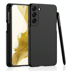 For Samsung Galaxy S22 5G GKK Ultra-thin Skin Feel Phone Case with Side Pen Slot & Stylus(Black) For Samsung Galaxy S22 5G GKK Ultra-thin Skin Feel Phone Case with Side Pen Slot & Stylus(Black)