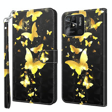 For Xiaomi Redmi 10C International Version 3D Painting Pattern TPU + PU Leather Phone Case(Gold Butterfly) For Xiaomi Redmi 10C International Version 3D Painting Pattern TPU + PU Leather Phone Case(Gold Butterfly)
