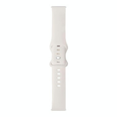 For Amazfit GTR 42mm 8-buckle Silicone Watch Band(White)