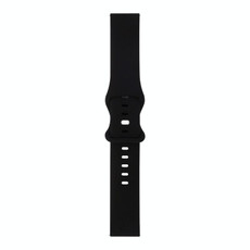 For Huawei Watch GT 2e 46mm 8-buckle Silicone Watch Band(Black)