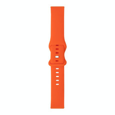 For Samsung Galaxy Watch Active / Active 2 40mm / Active 2 44mm 8-buckle Silicone Watch Band(Orange)