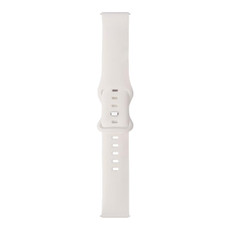 For Huawei Watch GT 2 42mm 8-buckle Silicone Watch Band(White)