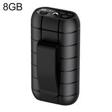 B800LI Clip-on HD Noise Reduction Recording Pen, Support TF Card & One-key Recording & OTG, Capacity:8GB(Black)