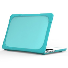 TPU + PC Two-color Anti-fall Laptop Protective Case For MacBook Pro Retina 13.3 inch A1502 / A1425(Sky Blue)