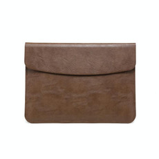 Horizontal Litchi Texture Laptop Bag Liner Bag For MacBook Pro 16 Inch A2141(Liner Bag Brown)