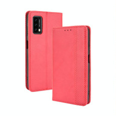 For Blackview A90 Magnetic Buckle Retro Crazy Horse Texture Horizontal Flip Leather Case with Holder & Card Slots & Photo Frame(Red) For Blackview A90 Magnetic Buckle Retro Crazy Horse Texture Horizontal Flip Leather Case with Holder & Card Slots & Photo Frame(Red)