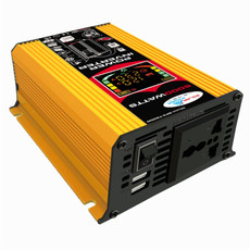 Tang III Generation 12V to 220V 6000W Car Power Inverter with LCD Display & Dual USB(Yellow)